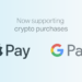 Gemini opens crypto purchases to Google Pay and Apple Pay