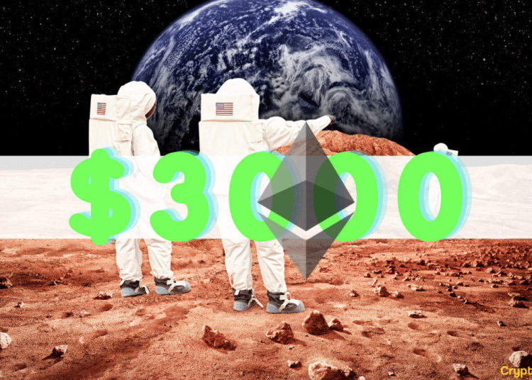 Ethereum (ETH) Tops $3,000 For the First Time In History
