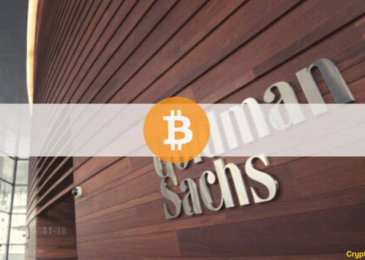Goldman Sachs Explores Crypto as an Asset Class, Reconsidering Old Stances