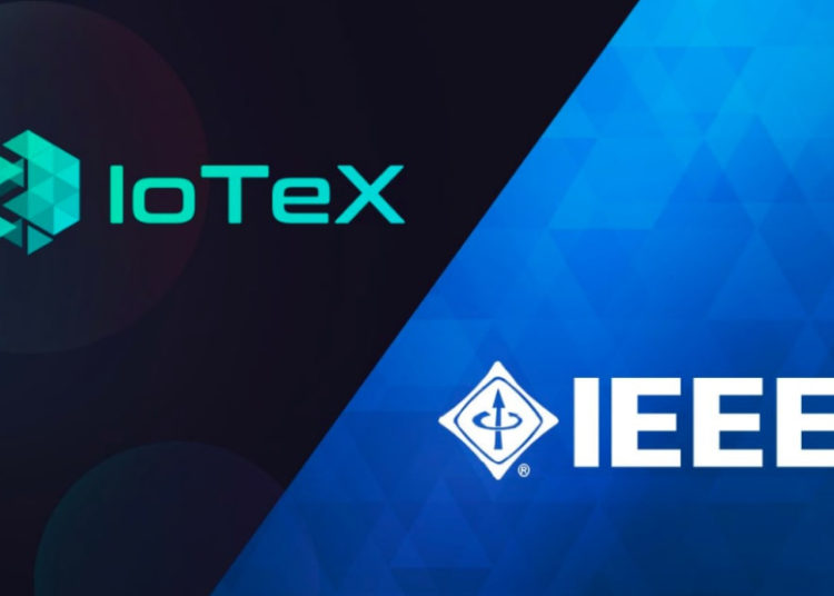 IoTeX Head Of Cryptography Appointed To Vice Chair of the IEEE’s Blockchain & IOT Standards Working Group
