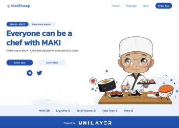 MakiSwap to launch first AMM and Yield Farming on Huobi Eco Chain