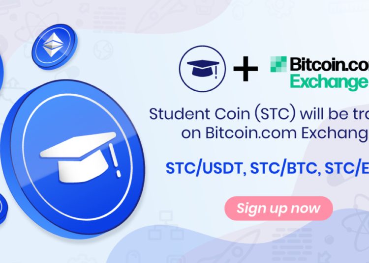 Student Coin (STC) Token Is Now Listed on Bitcoin.com Exchange – Press release Bitcoin News