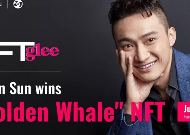 Justin Sun Wins The Bid For NFT Glee’s Golden Whale Pass : The Highest Priced Bitcoin NFT To Date