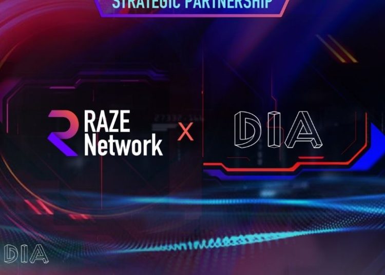 Raze Network To Anonymize Crypto Assets And Commodities Through DIA Partnership