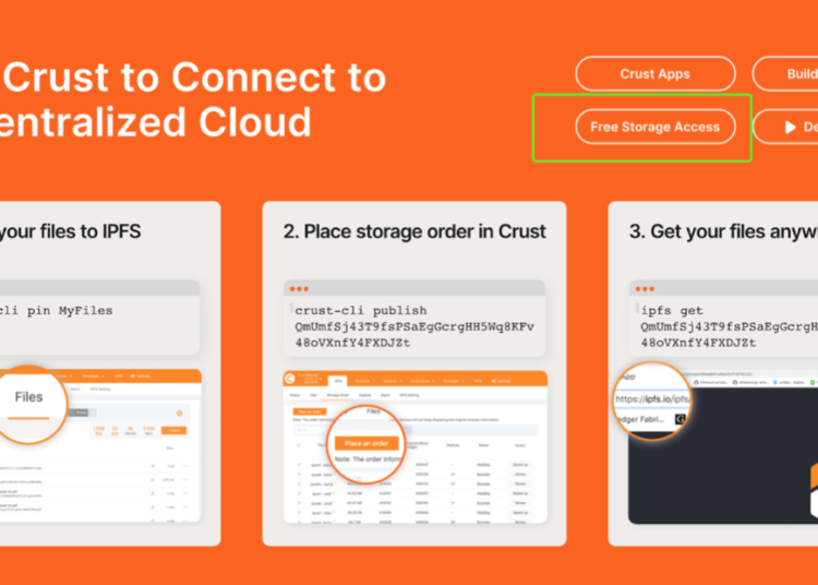 Use Crust to Connect to Decentralized Cloud