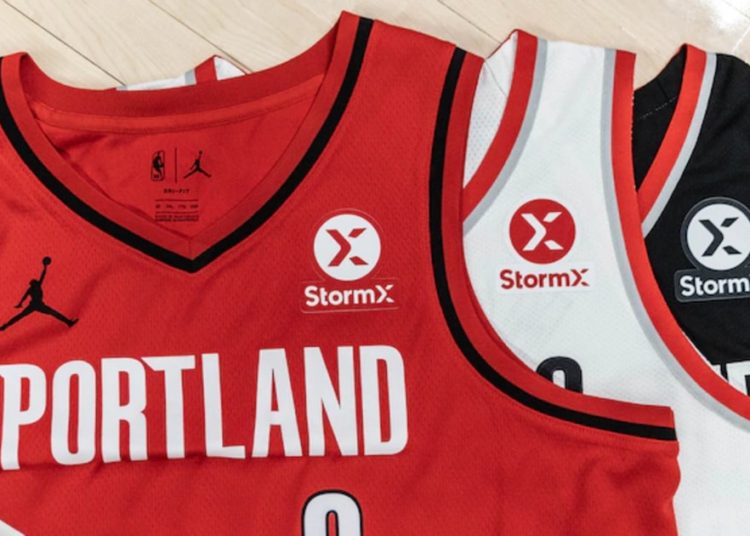 Portland Trail Blazers Pairs with StormX as the First NBA Crypto Jersey Patch Partner