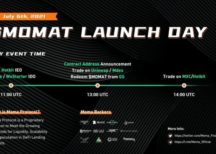 Game-Changing DeFi Project Moma Protocol Hosts Its IDO and IEO Today At 11 AM UTC
