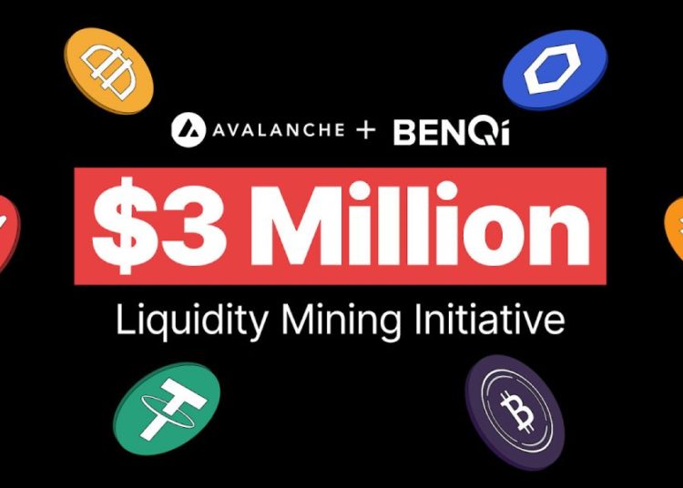 BENQI and Avalanche Launch $3M Liquidity Mining Initiative to Accelerate DeFi Growth