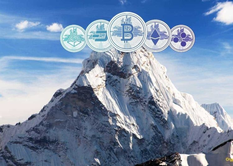 Crypto Market Cap Taps a 2-Month Record as Bitcoin Touched $44K (Market Watch)