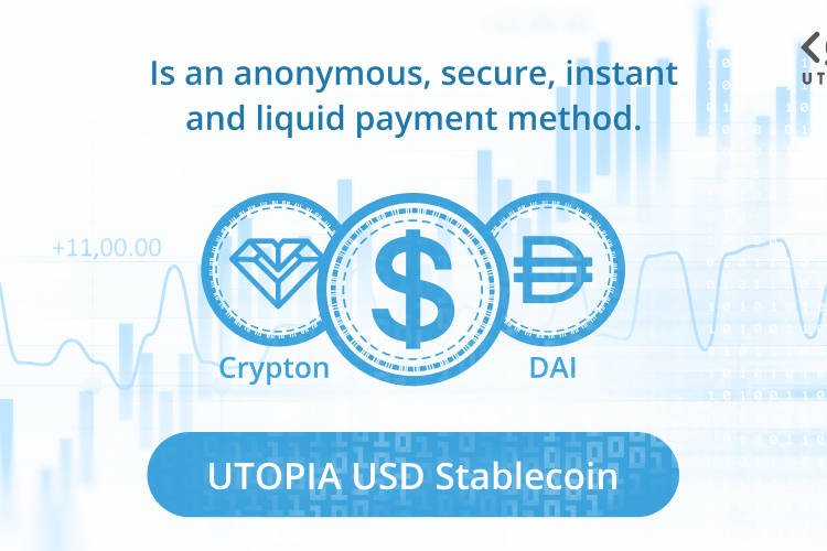 Utopia P2P Introduces Anonymous USD Stablecoin Backed by DAI