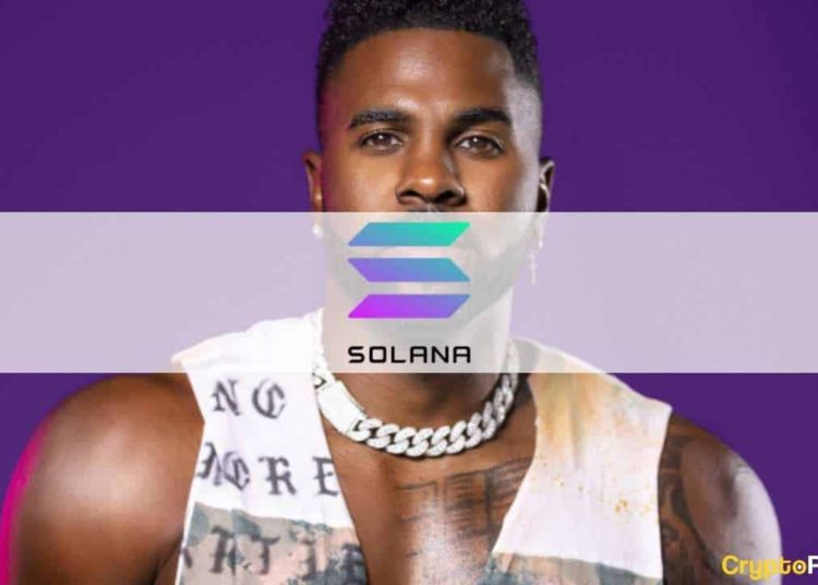 American Singer Jason Derulo Says He Betted on Solana in June