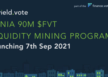 finance.vote announces “Xenia”; a 90 million $FVT liquidity program
