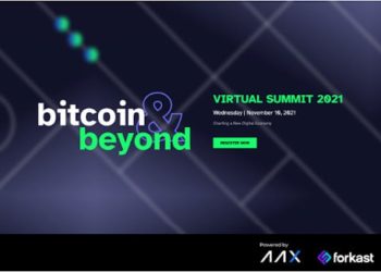 Forkast and AAX Present Bitcoin and Beyond on Nov 10