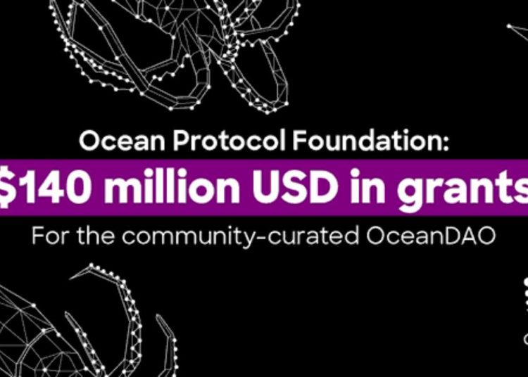 Ocean Protocol Foundation announces $140 million USD in grants for the community-curated OceanDAO to fund the Web3 Data Economy