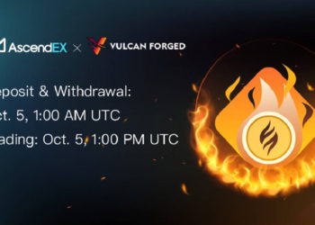 Vulcan Forged Lists on AscendEX – Press release Bitcoin News
