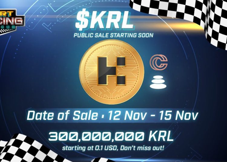Kart Racing League Announces Public Sale of Governance Token