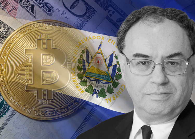 Bank of England chief expresses concern over El Salvador’s Bitcoin experiment