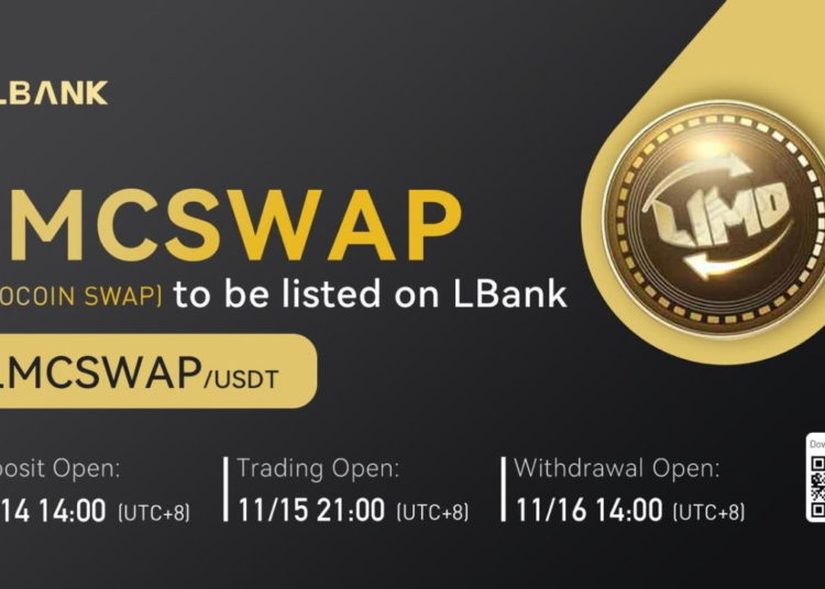 LBank Exchange Will List LMCSWAP on November 15, 2021 – Press release Bitcoin News