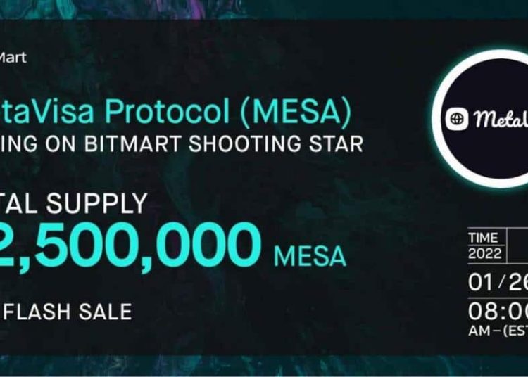 MetaVisa to Start the IEO Sale of MESA Token on BitMart