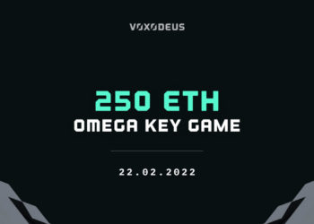VOXODEUS LAUNCHES 250ETH OMEGA KEY GAME: LIKELY THE LARGEST REWARD POOL IN NFT HISTORY