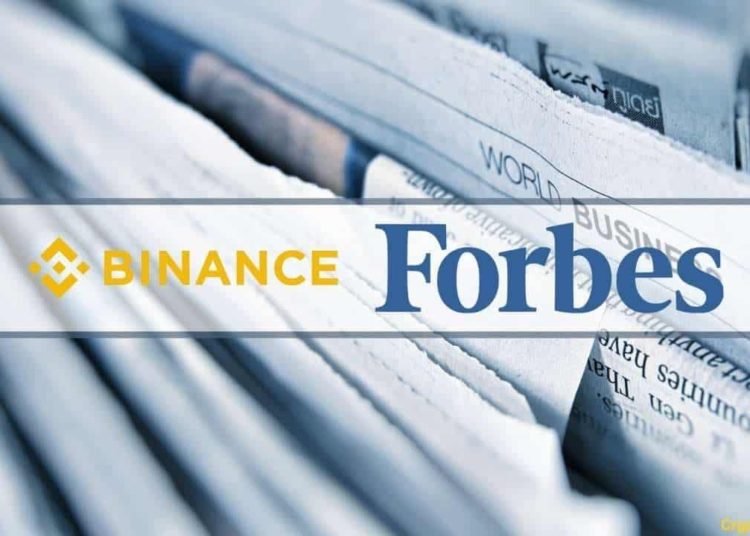 Binance to Invest $200 Million in Forbes (Report)