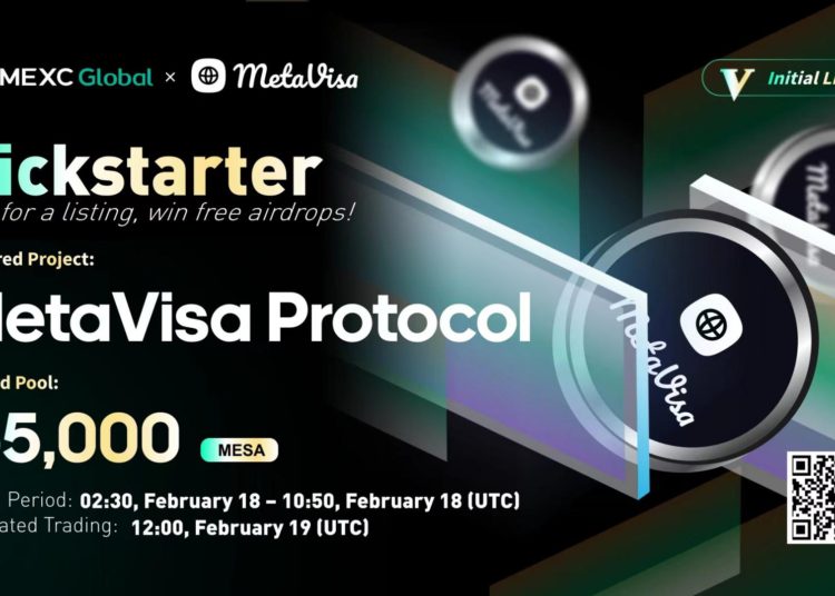 $MESA on MEXC Kickstarter – Users can Vote to Win 135,000 MetaVisa Protocol (MESA )Airdrops