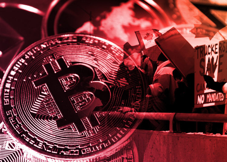 Canadian Police to block cryptocurrency transactions amid truckers protest