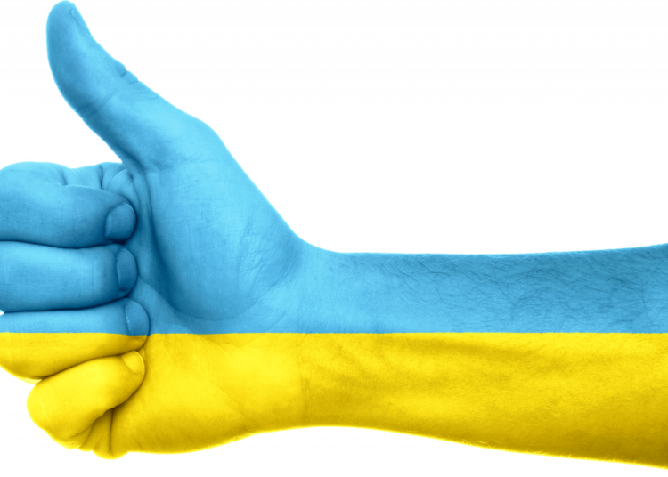The crypto community raises support for Ukraine.