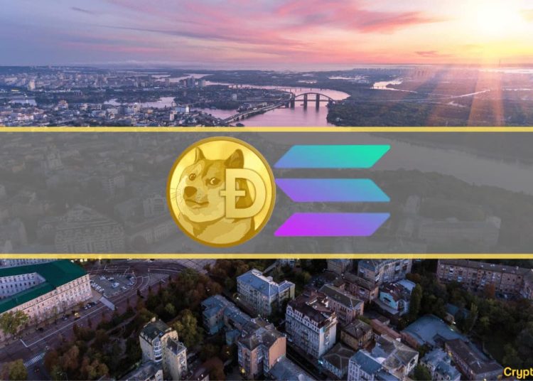 Ukraine Now Accepts Dogecoin and Solana Donations