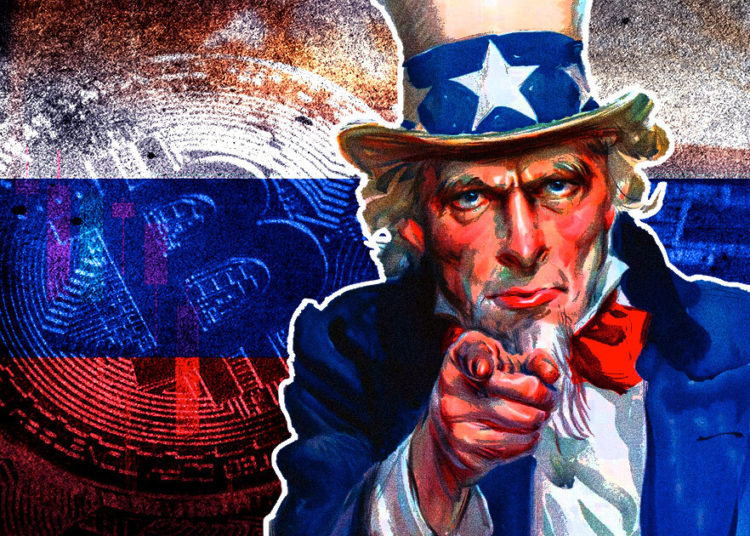 US warns crypto firms against helping Russia