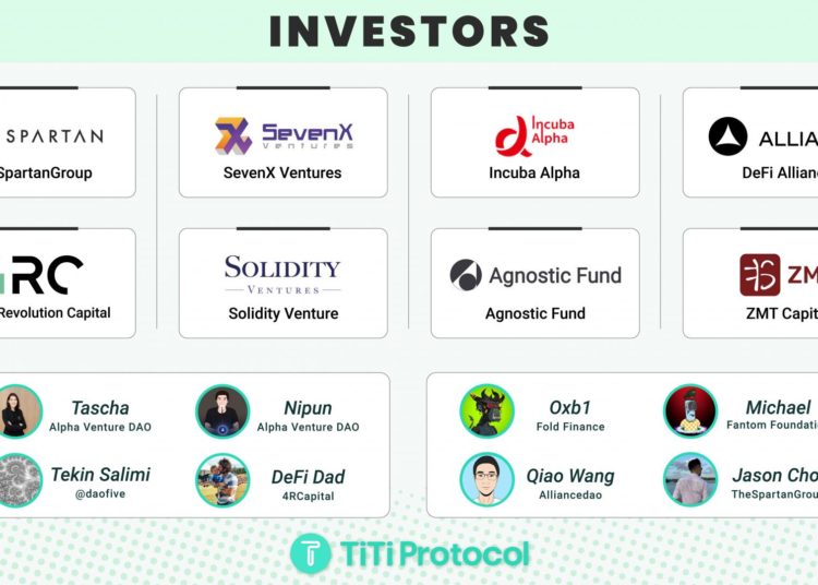 TiTi Protocol Secures $3.5 Million to Build the First Use-to-Earn Algorithm Stablecoin