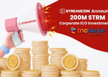 StreamCoin Announces 200M STRM Corporate ICO Investment by TNC IT Group – Press release Bitcoin News
