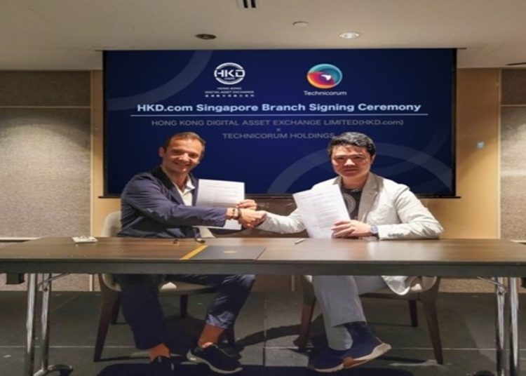 Hong Kong Digital Asset Exchange Limited(HKD.com) announces M+A with Technicorum Holdings, creating USD100million valuation company in Singapore