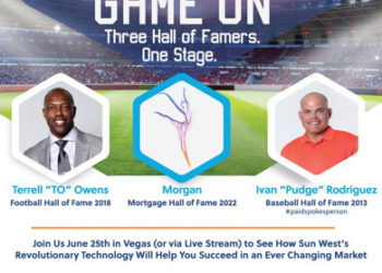 Mortgage giant Sun West Up to give away 5 ETH as they introduce blockchain technology during the Game on event June 25th via livestream from Vegas