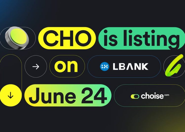 Choise.com Announces CHO’s First CEX Listing on LBank