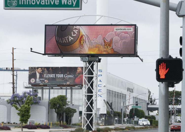 SpartaCats Troll DOGE With Billboard Near SpaceX Office – Press release Bitcoin News