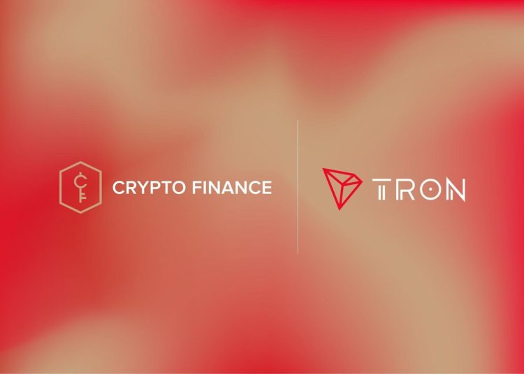 Crypto Finance to support Tron Blockchain and its native Token