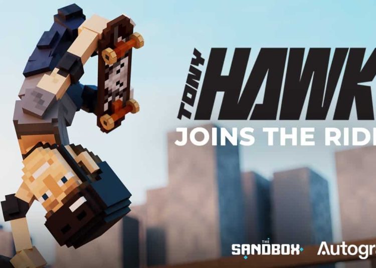 Tony Hawk And The Sandbox Partner To Create The World’s Biggest Skatepark —In The Metaverse