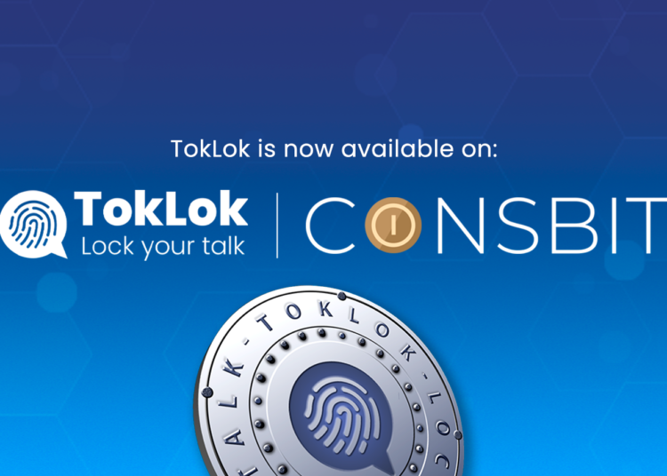 TokLok is now available on Coinsbit.