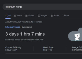 Google Has Launched An Ethereum Merge Countdown Timer