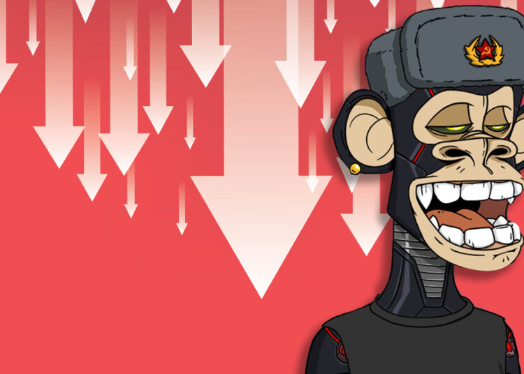 This Week’s NFT Sales Slide, Bored Ape Market Cap Drops 21%, Floor Prices Sink Lower – Markets and Prices Bitcoin News