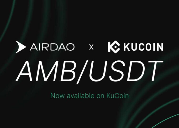KuCoin lists AirDAO’s $AMB token with a $USDT pair