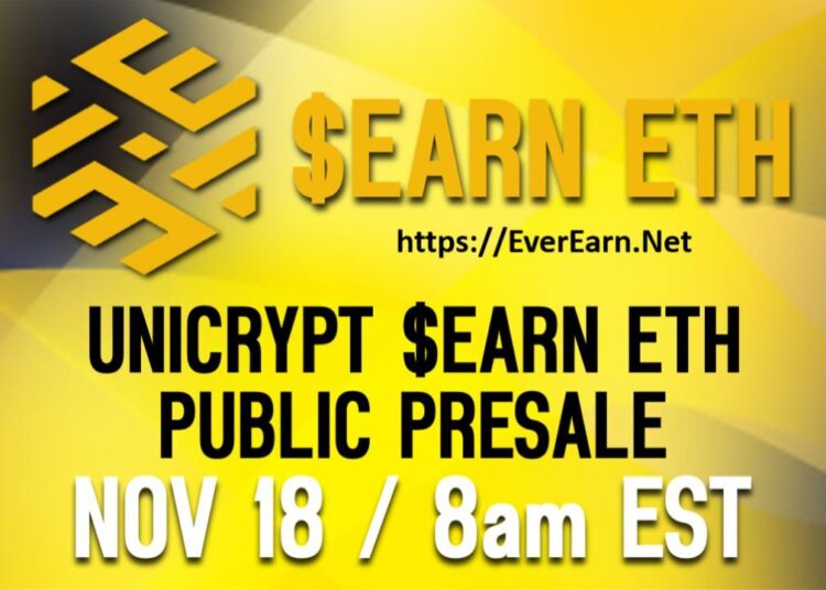 EverEarn Ethereum Blockchain Public Presale With USDC Rewards – Press release Bitcoin News