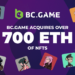 BC.GAME Invests 700 ETH in NFTs for a Better Metaverse