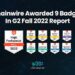 Crypto Newswire Service Chainwire Awarded Nine Excellency Badges by G2