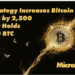MicroStrategy sells its first bitcoin after buying more