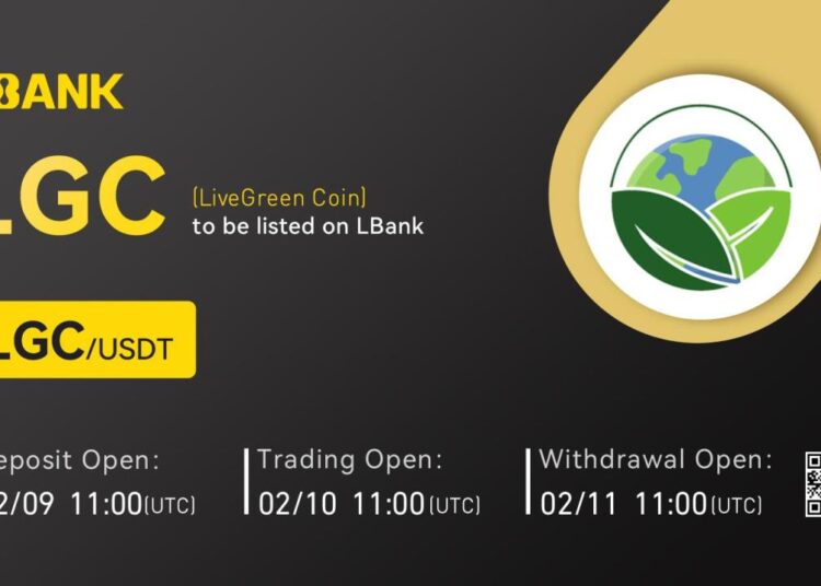 LBank Exchange Will List LiveGreen Coin (LGC) on February 10, 2023