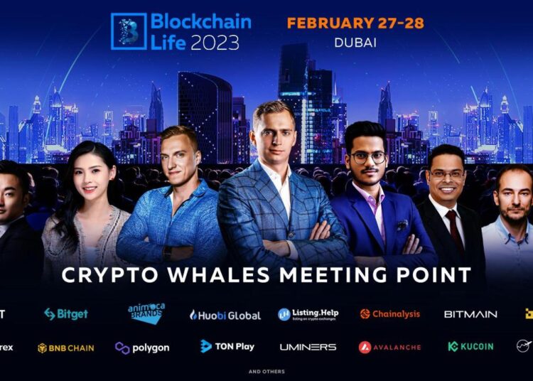 Blockchain Life 2023 takes place in Dubai on February 27–28