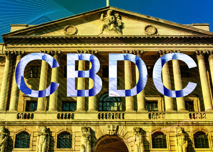 Bank of England Deputy Governor tells treasury committee CBDC could have “could have huge benefits for the economy and society”