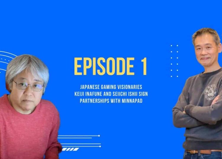 Keiji Inafune and Seiichi Ishii with Minnapad for New Web3 Projects